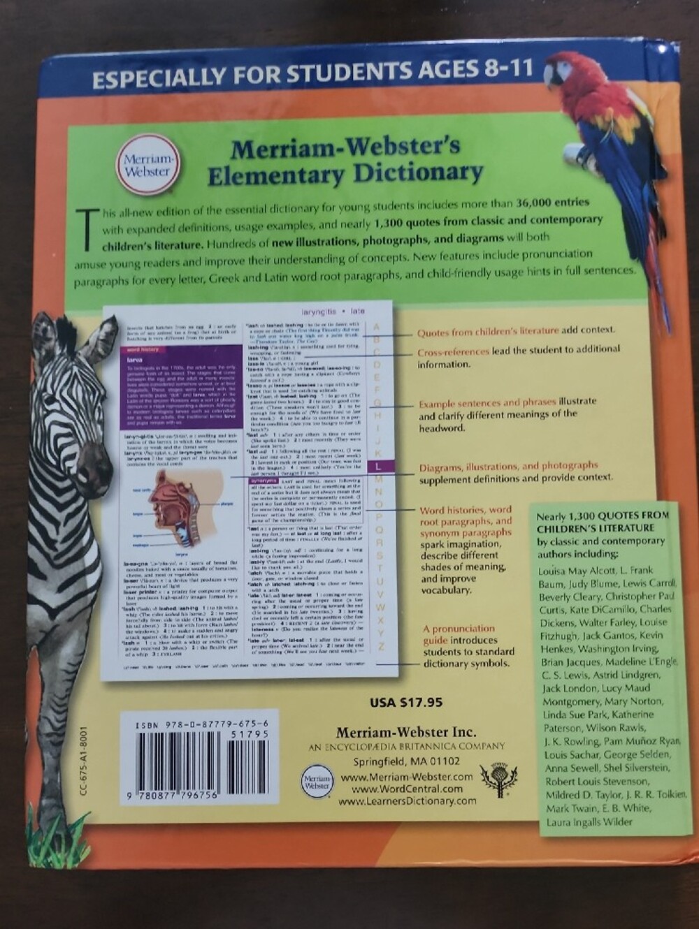 Merrian-Webster's Elementary Dictionary - Picture 2 of 2